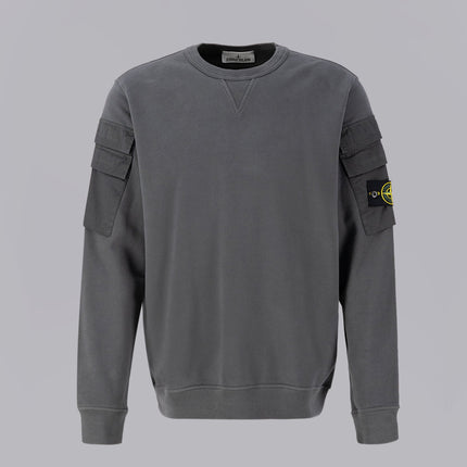 Brushed Cotton Fleece Dark Grey