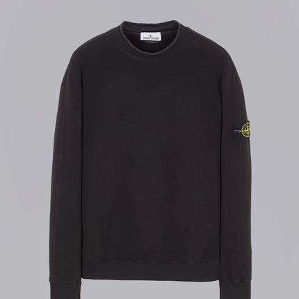 Stretch Cotton Fleece Black