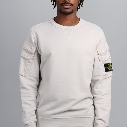 Brushed Cotton Fleece Light Beige