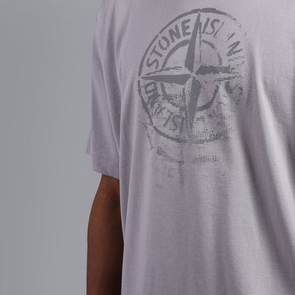 'Reflective One' Print Light Grey