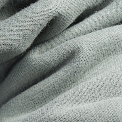 Brushed Cotton Fleece Olive Green