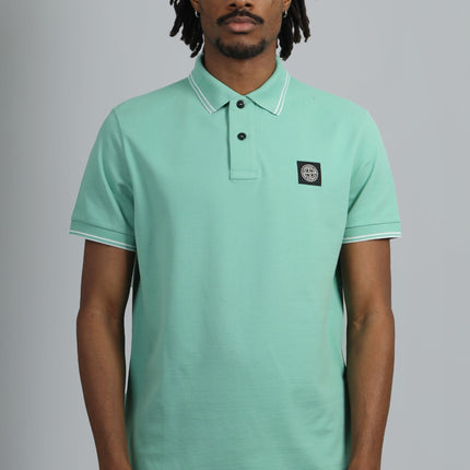 Cotton Stretch Pique' Green