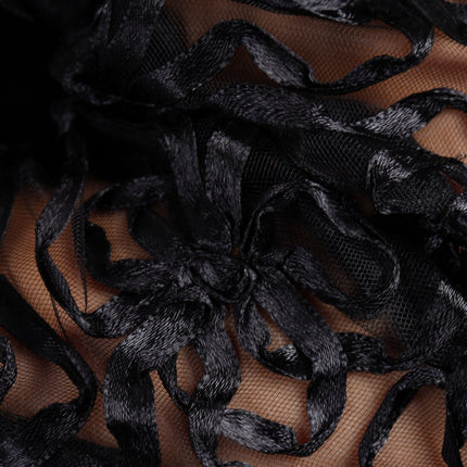 Ribbon Tulle Black