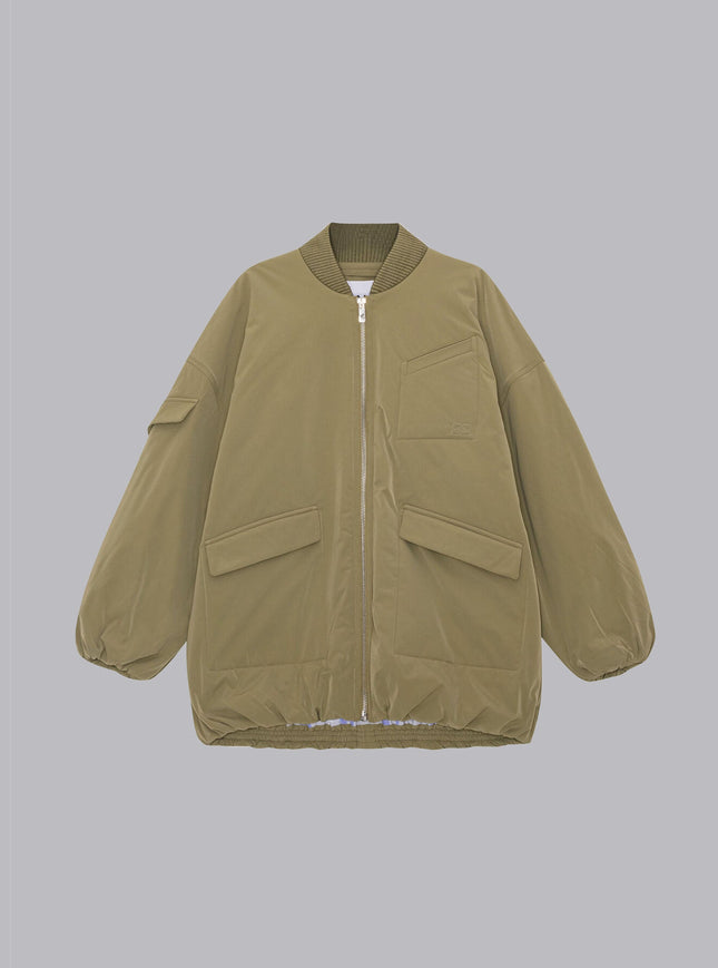 Light Twill Oversized Army Green