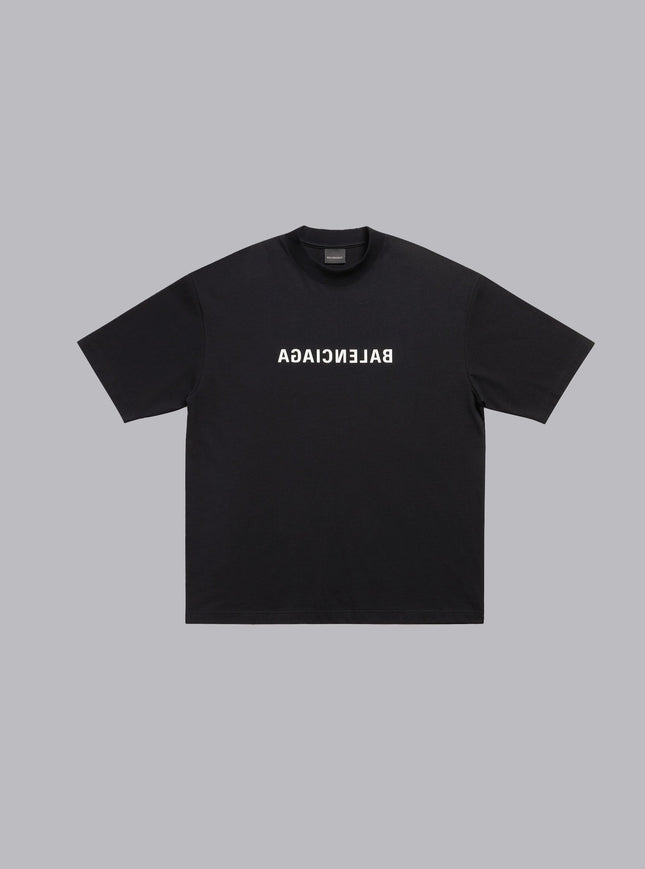 Balenciaga Mirror Logo Black