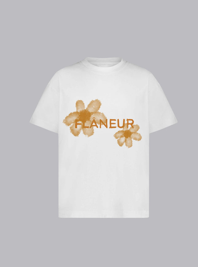 Floral Watercolor Logo White