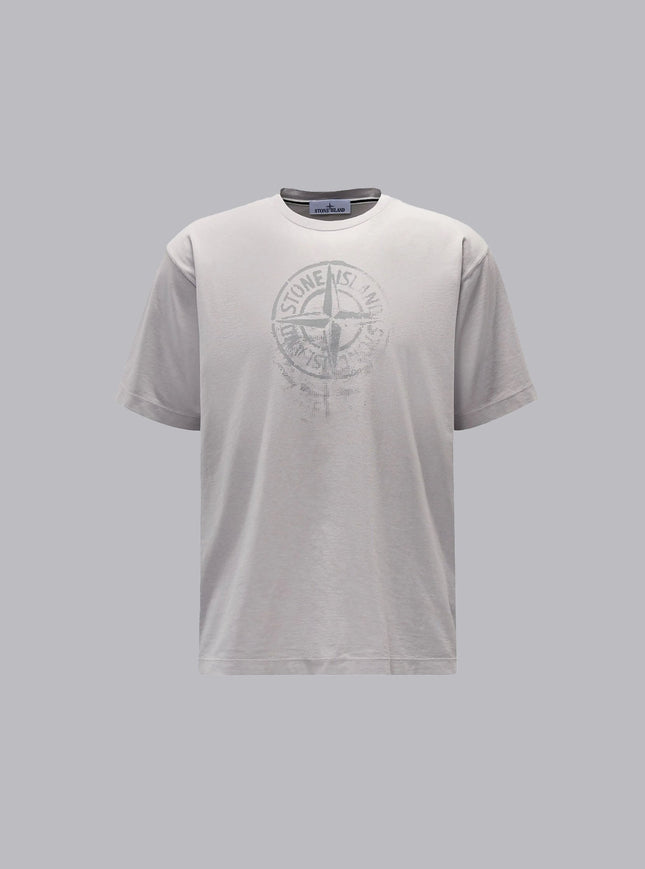 'Reflective One' Print Light Grey